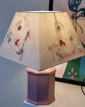 Load image into Gallery viewer, Square Pyramid Lampshade-Boys with Red Lips #1
