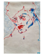 Load image into Gallery viewer, A Boy with Red Lips... White (Original)
