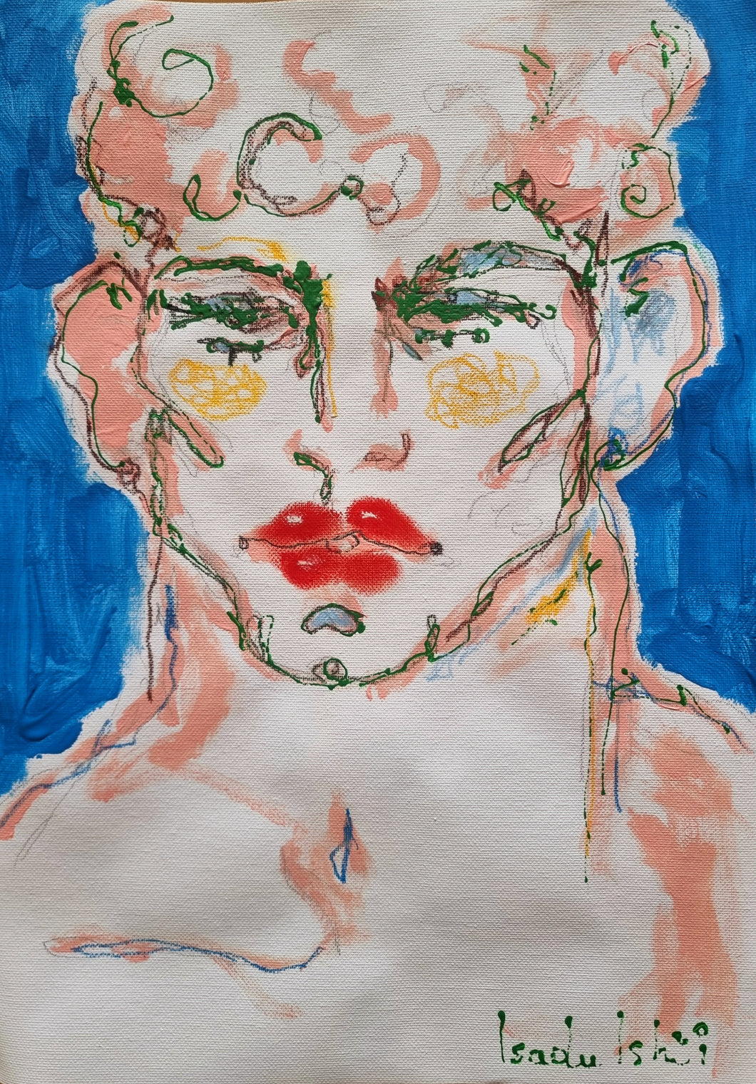 A Boy with Red Lips... and Colour (Original)