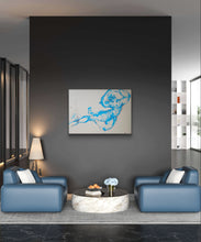 Load image into Gallery viewer, Ballet Dancer Blue (Original)
