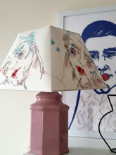 Load image into Gallery viewer, Pyramid Lampshade-Boys with Red Lips #2
